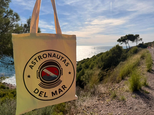 Bolsa tela con cremallera Astronautas del Mar.