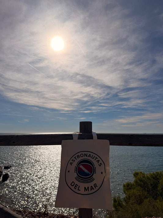 Bolsa tela con cremallera Astronautas del Mar.